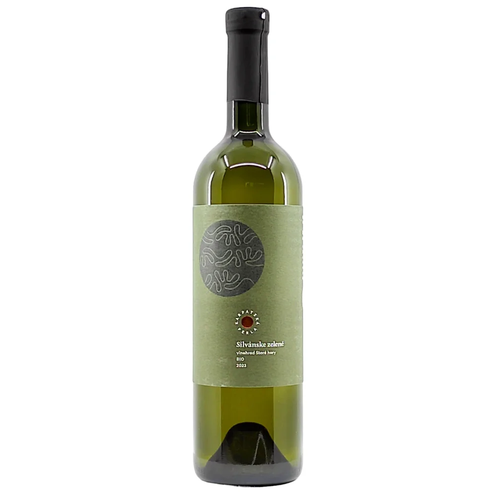 Karpatská Perla Silvánske zelené BIO 2023 13,0% 0,75 l (čistá fľaša)