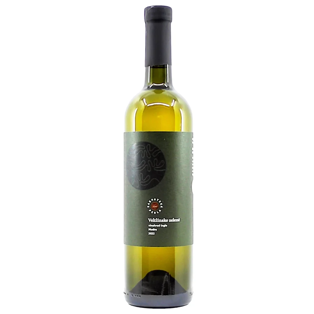 Karpatská Perla Veltlínske Zelené 2022 12,5% 0,75 l (čistá fľaša)