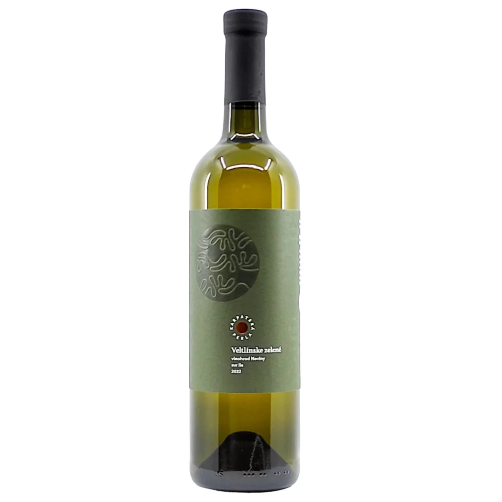 Karpatská Perla Veltlínske Zelené 2022 12% 0,75 l (čistá fľaša)
