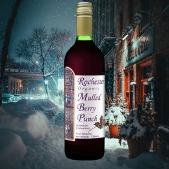Rochester organic Mulled Berry Punch - non-alcoholic natural drink (725ml)