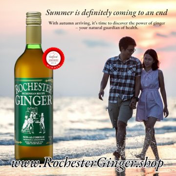 Rochester Ginger – Refreshment at Summer’s End, Energy for Autumn’s Start