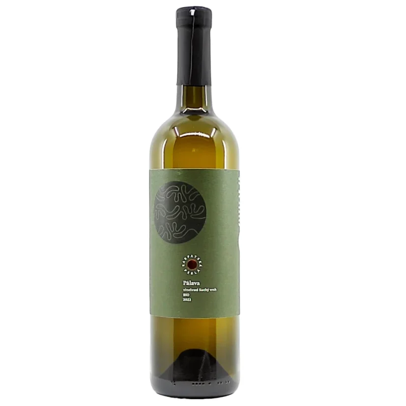 Karpatská perla Pálava BIO - Suchý vrch 2023, D.S.C., quality wine, semi-sweet, 0.75 l