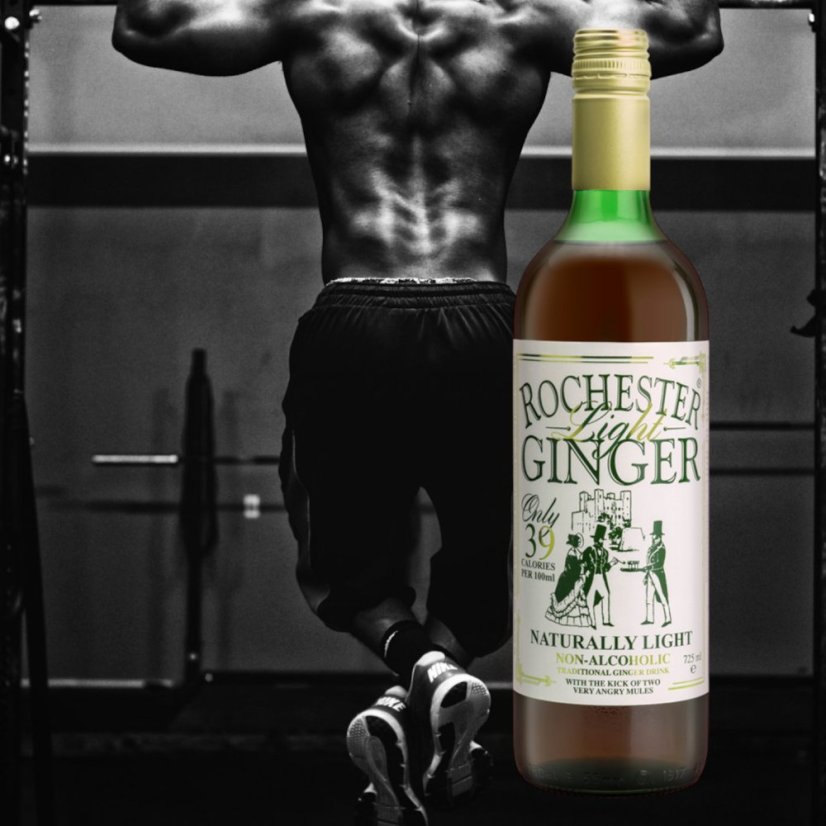 Rochester naturally light Ginger - nealkoholický nápoj (725ml)