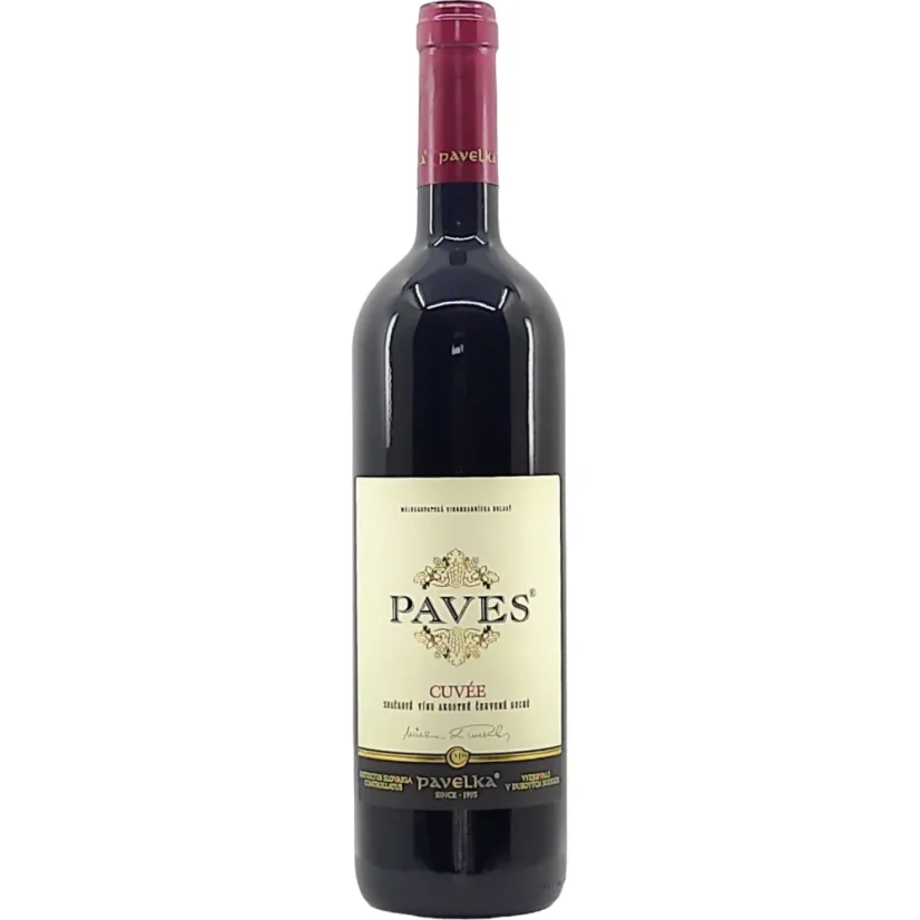 Pavelka a syn Paves červený, cuvée, r. 2018, 0,75 l