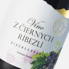 Blackcurrant wine, 0,75 l
