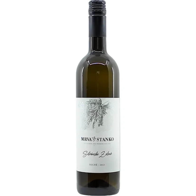 Mrva & Stanko Silvánske zelené - Šenkvice, r. 2023, akostné víno, suché, 0,75 l