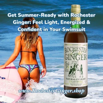 🧡 Get Summer-Ready with Rochester Ginger: Feel Light, Energized & Confident in Your Swimsuit