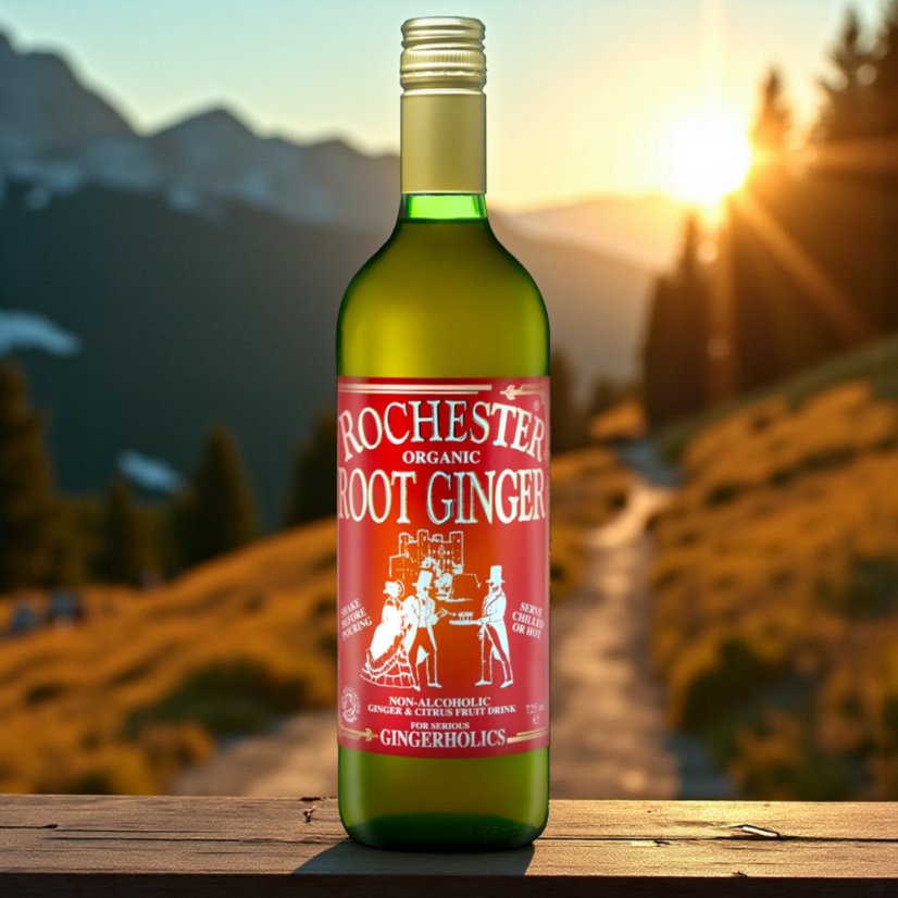 Rochester organic Root Ginger - nealkoholický zázvorový nápoj (725ml)