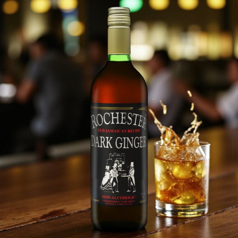 Rochester Dark Ginger - non-alcoholic ginger drink (725ml)