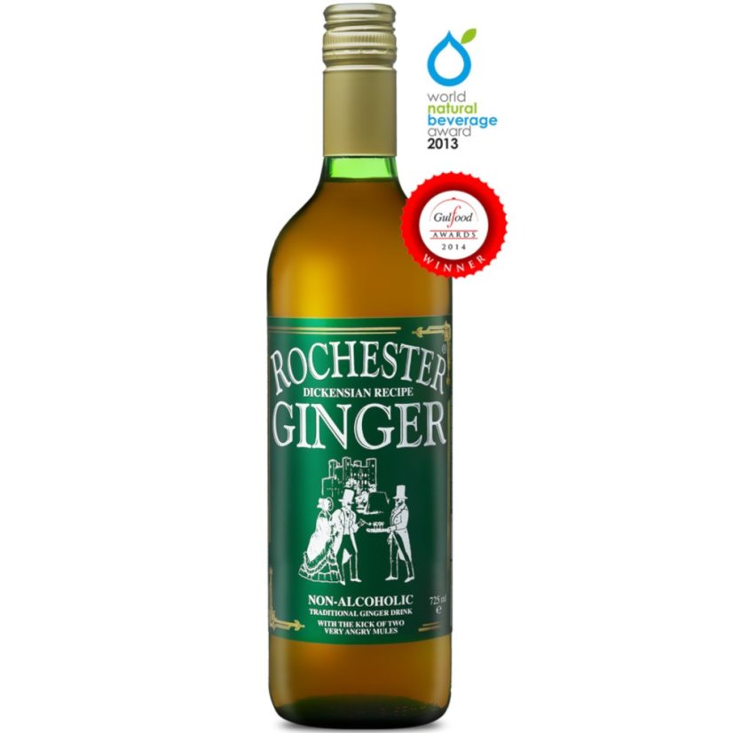 Rochester Ginger – nealkoholický zázvorový nápoj 725 ml (fľaša)