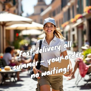 Express delivery even during holidays – we guarantee fast service!