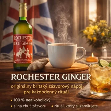 Rochester Ginger – originální britský zázvorový nápoj pro váš každodenný rituál