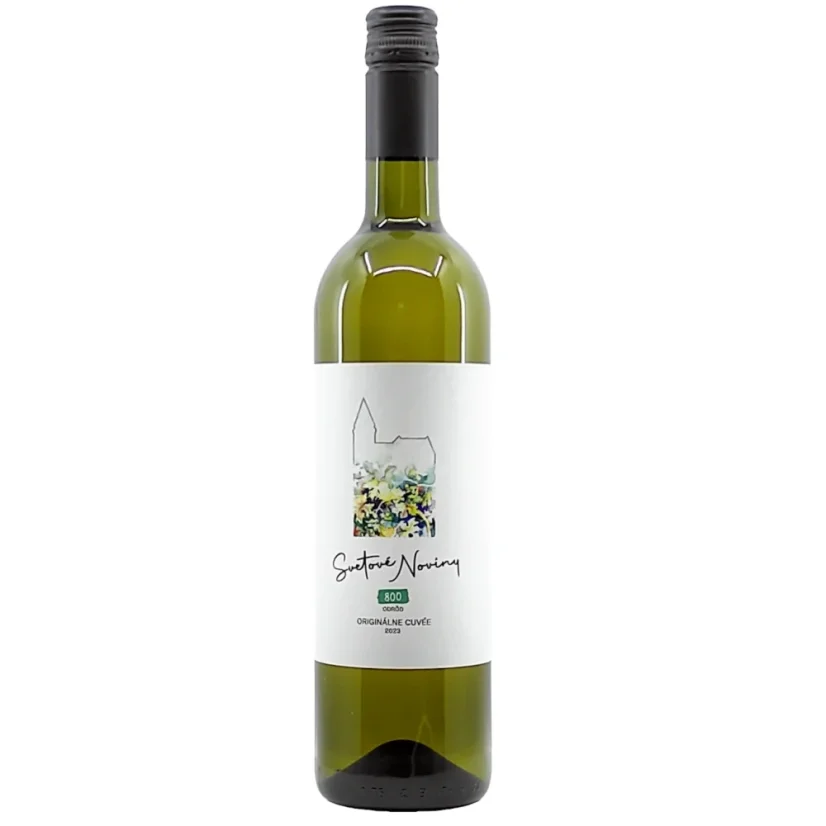 Karpatská perla Svetové Noviny, cuvée 2023, D.S.C., akostné víno, suché, 0,75 l