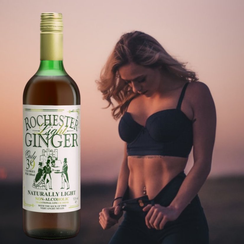 Rochester naturally light Ginger - nealkoholický zázvorový nápoj (725ml)