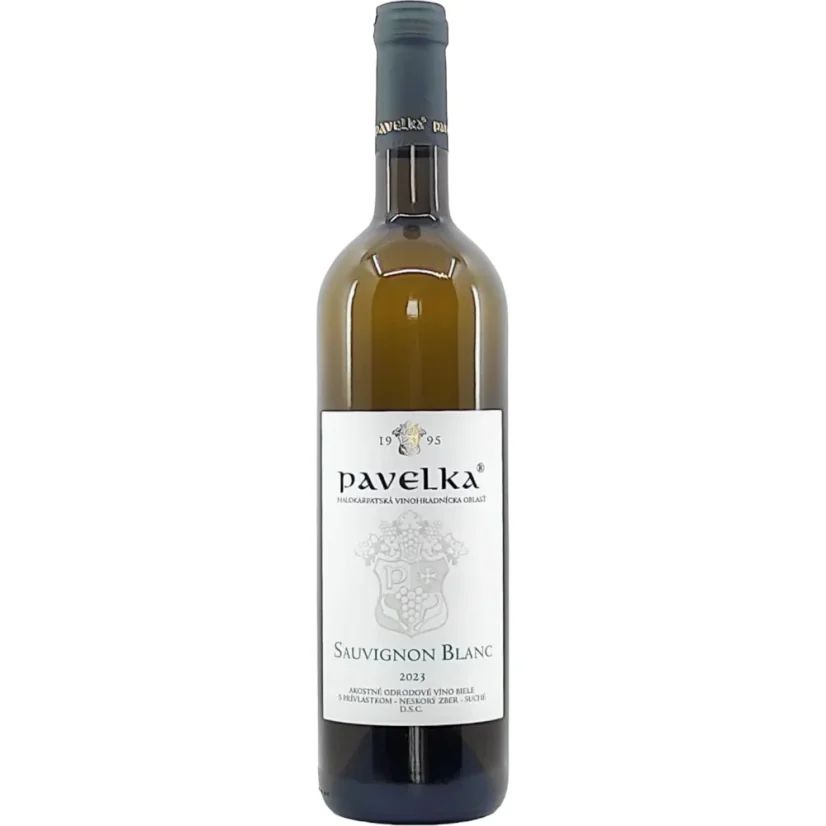 Pavelka a syn Sauvignon blanc, r. 2023, neskorý zber, suché, 0,75 l