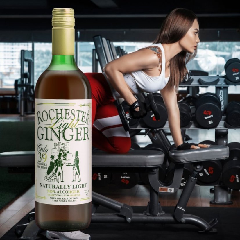 Rochester naturally light Ginger - nealkoholický nápoj (725ml)
