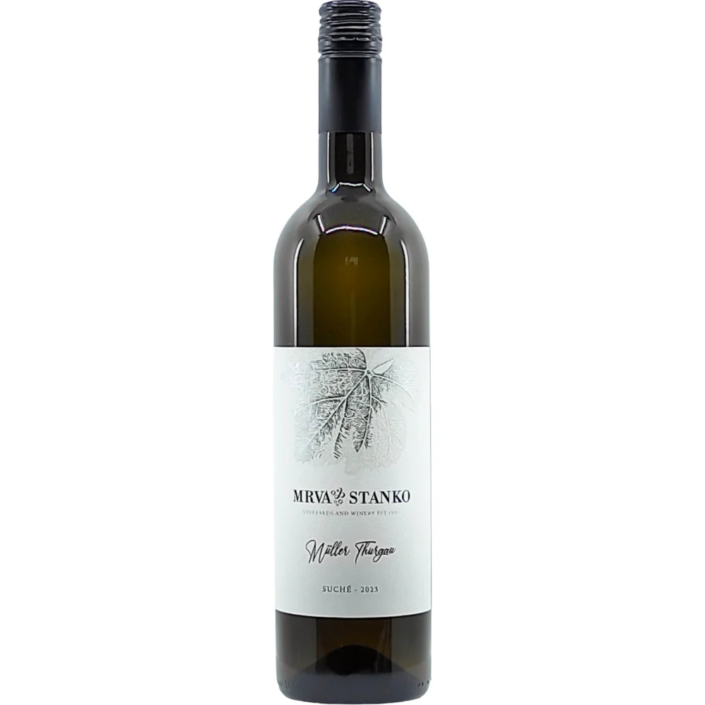 Mrva & Stanko Müller Thurgau Suché Mojmírovce 12,5% 0,75 l (čistá fľaša)
